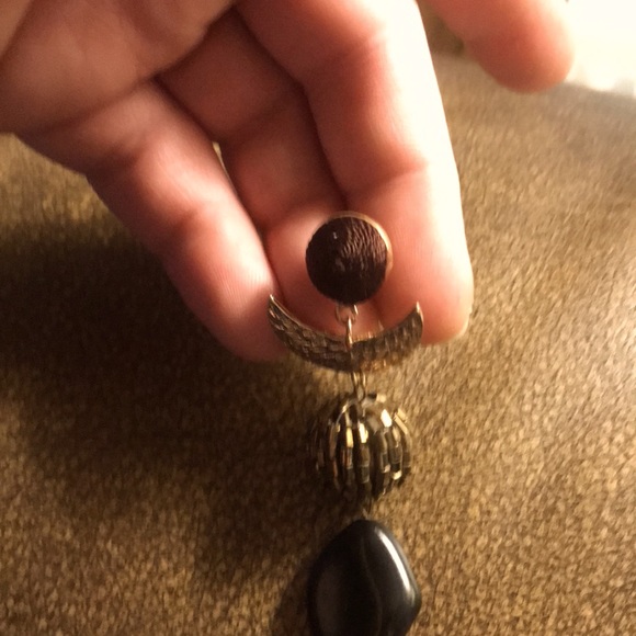 love, Savvy Handcrafted Warm Hues Beaded Earrings - Picture 2 of 2